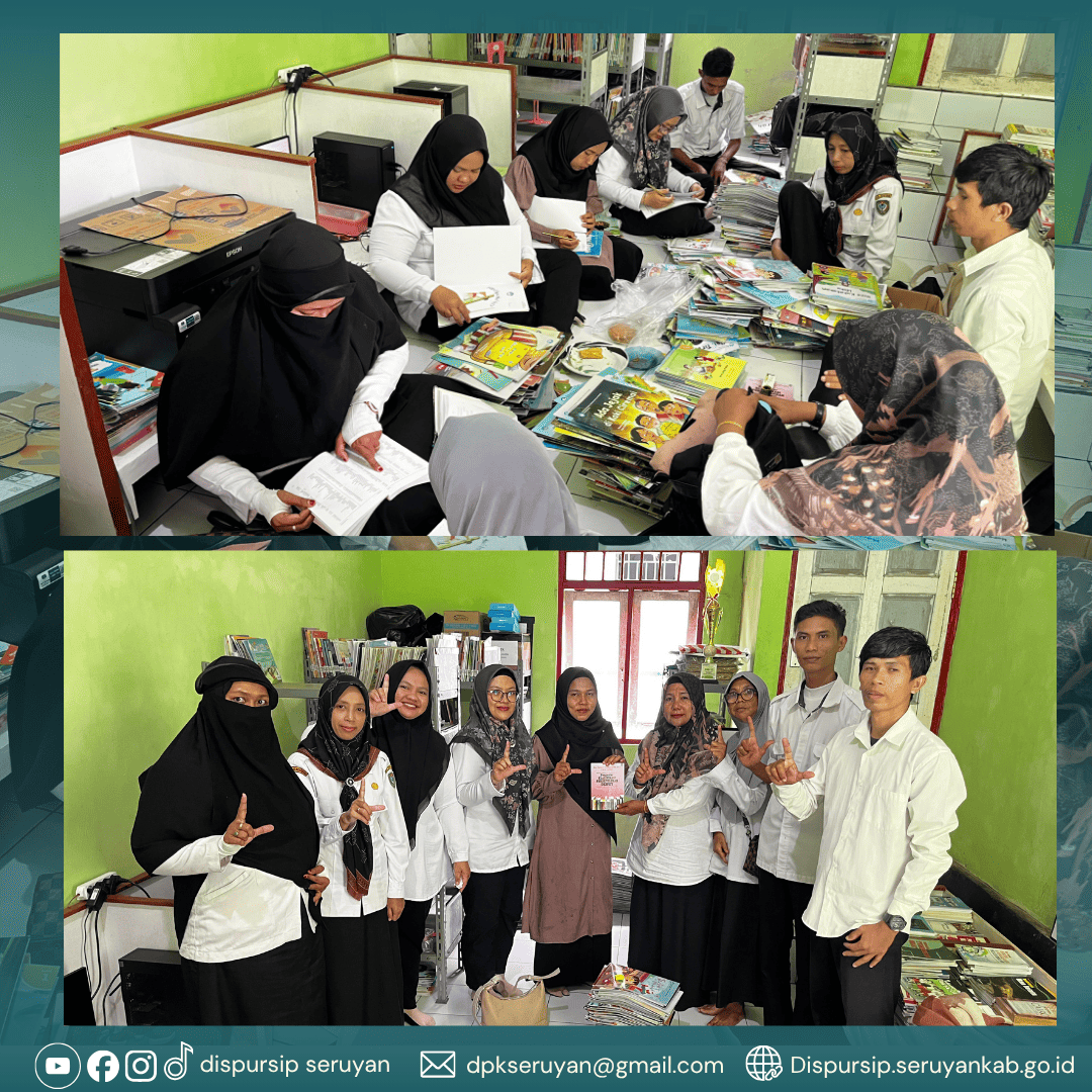 📚✨Pendampingan Pengolahan Bahan Pustaka di Perpustakaan Desa Kartika Bhakti pada tanggal 11–13 Mei 2026.